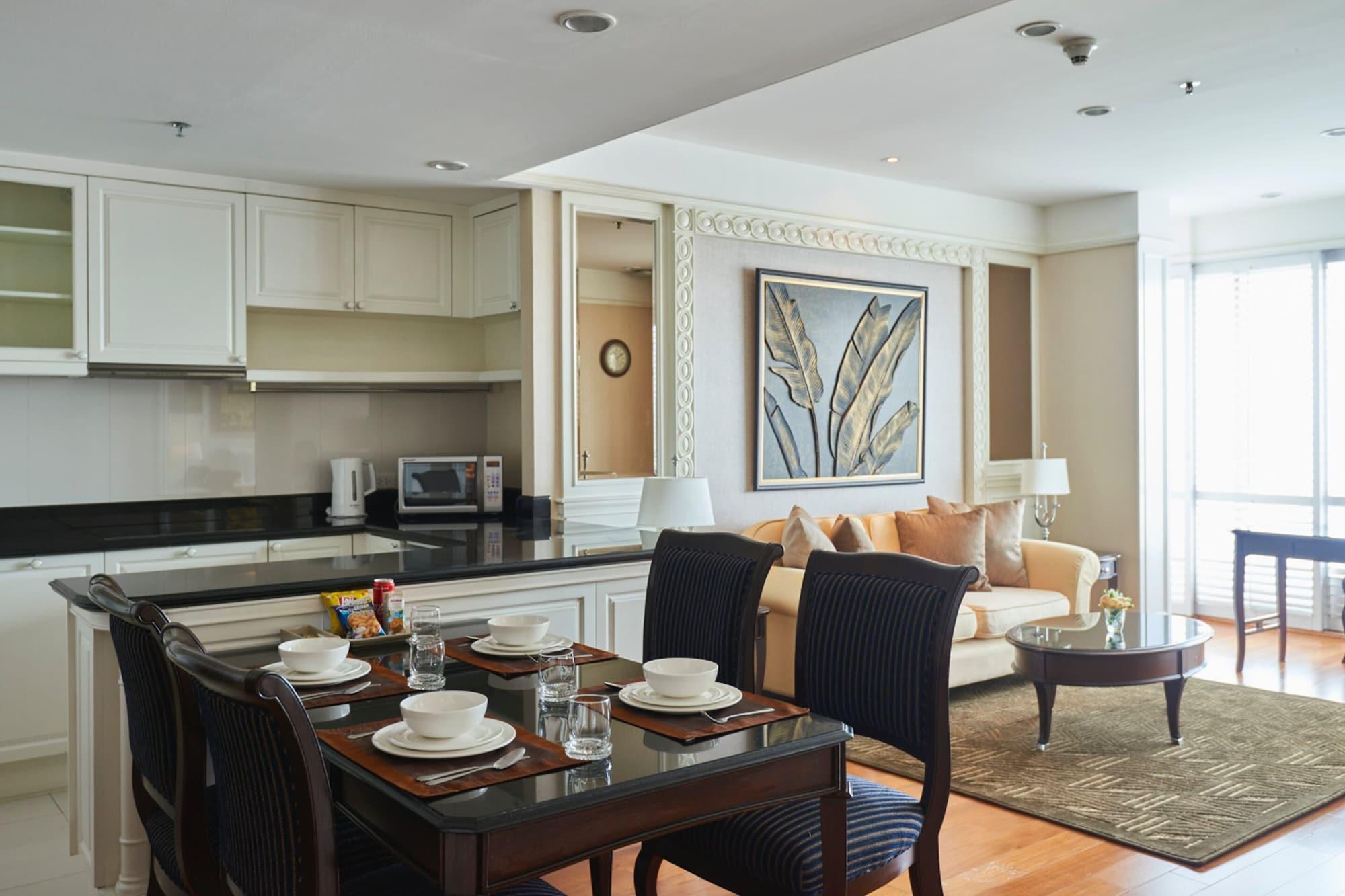 Grande Centre Point Hotel Ratchadamri Bangkok Exteriér fotografie A typical apartment at The Residence