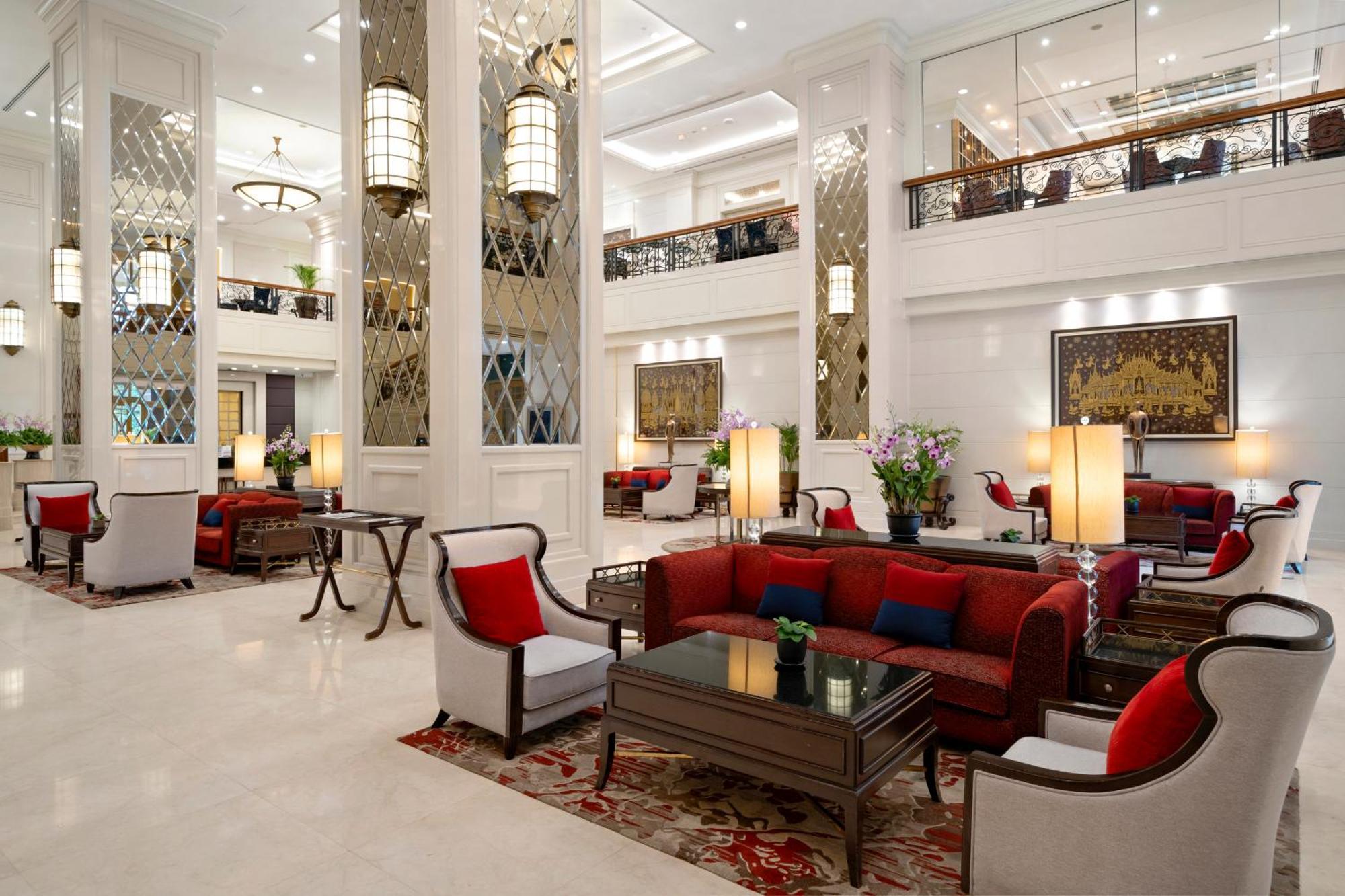Grande Centre Point Hotel Ratchadamri Bangkok Exteriér fotografie The lobby of the hotel