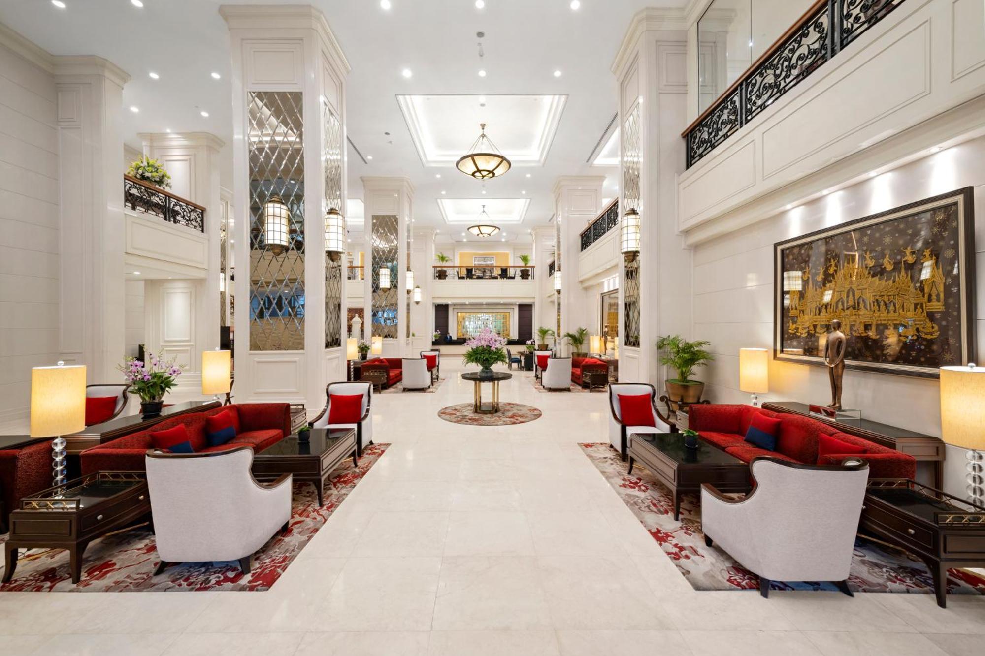 Grande Centre Point Hotel Ratchadamri Bangkok Exteriér fotografie Lobby