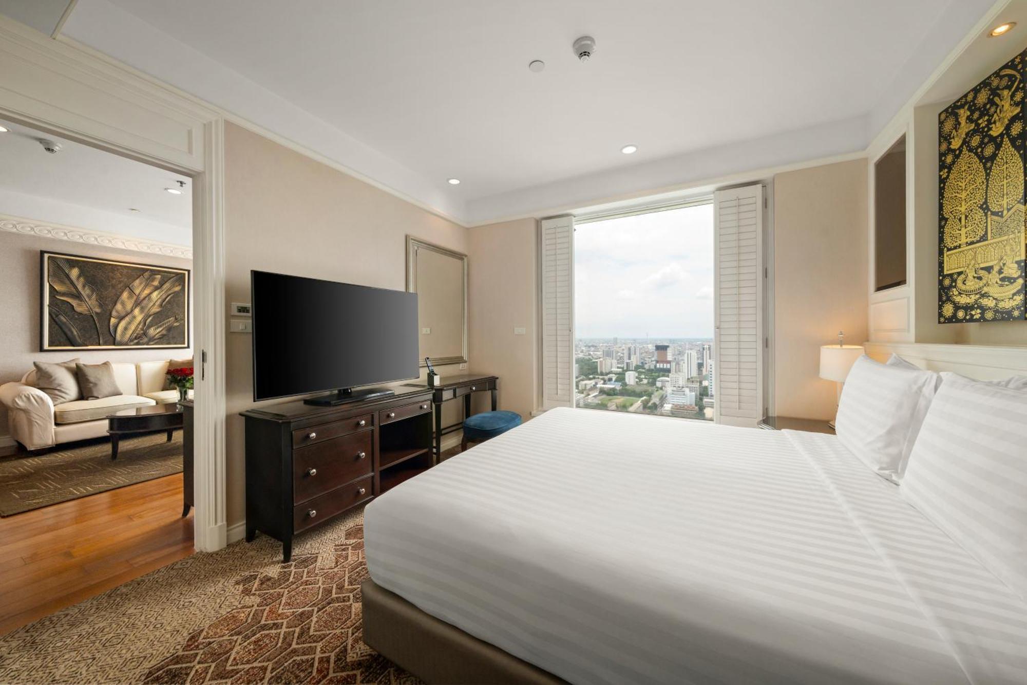 Grande Centre Point Hotel Ratchadamri Bangkok Exteriér fotografie Suite bedroom